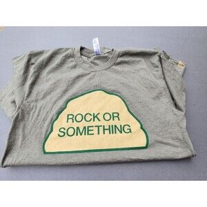 Rock or Something T-Shirt American Apparel Mens Size Small Veteran